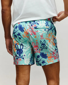 PSYCHO BUNNY TRAJES DE BAÑO HOMBRE AZUL