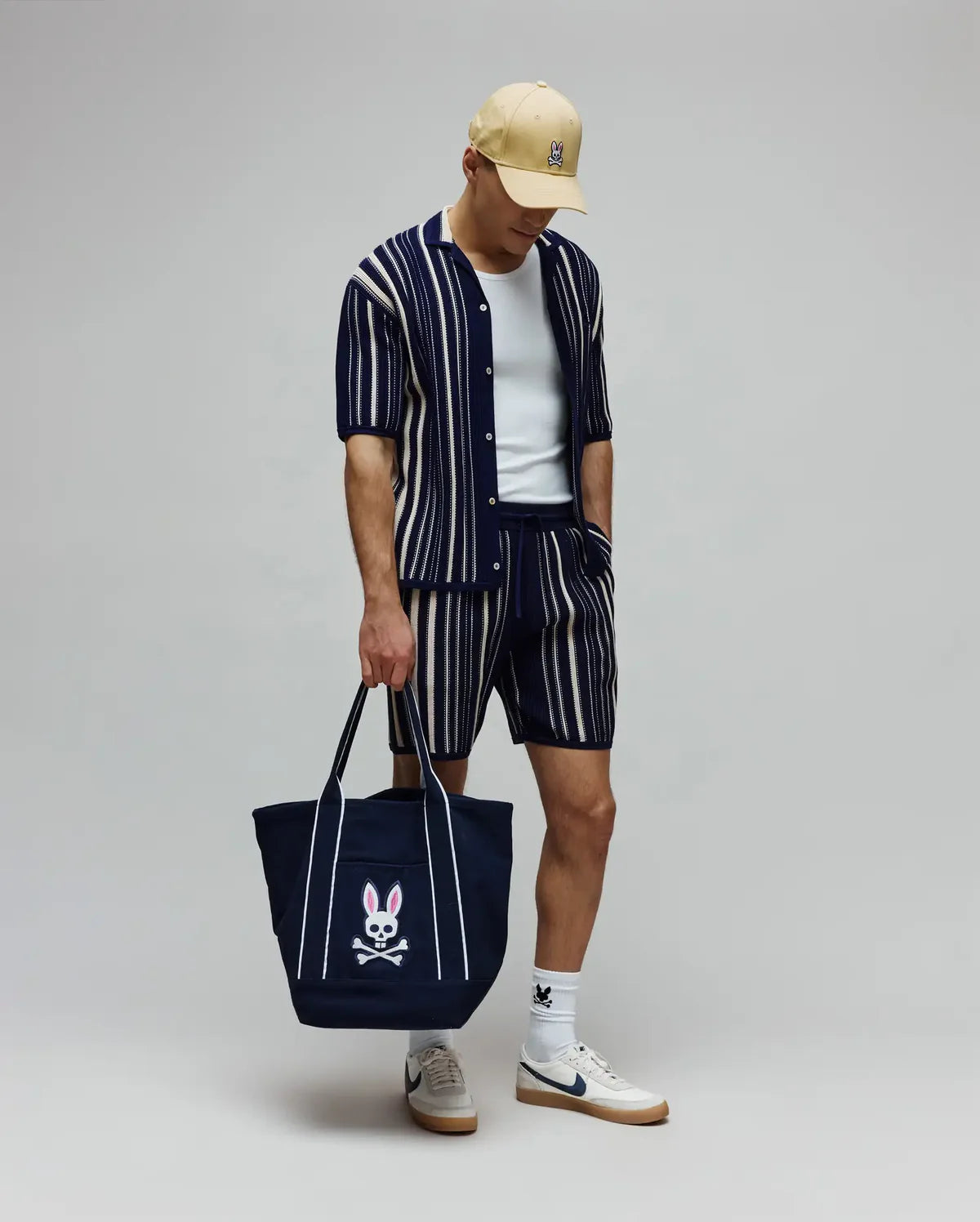 BERMUDA PSYCHO BUNNY PARA HOMBRE COLOR AZUL MB0900050402