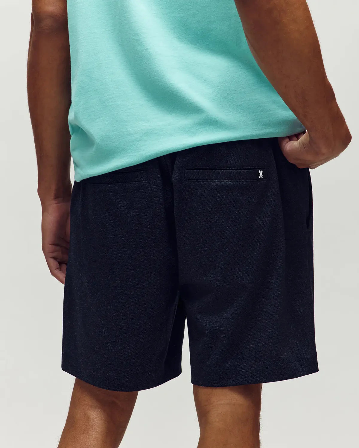 PSYCHO BUNNY BERMUDA OXFORD DOBLE TONO KODA PARA CABALLERO HOMBRE AZUL MB0700018423