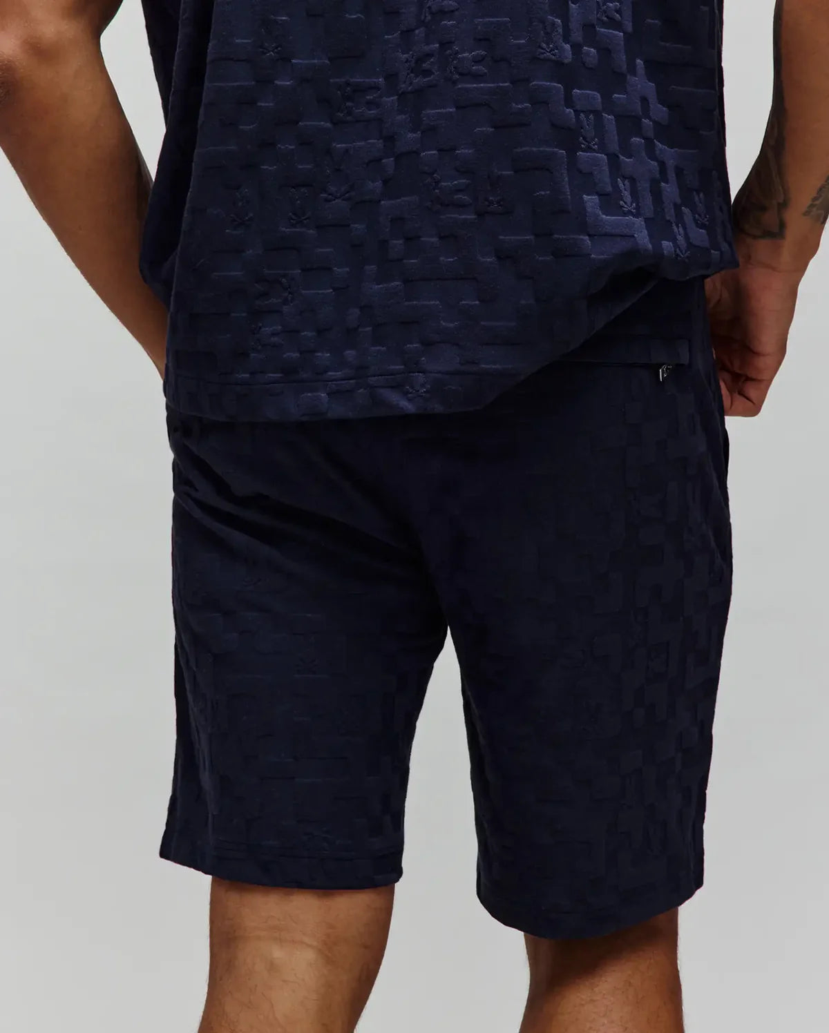 PSYCHO BUNNY BERMUDA JACQUARD JOSH PARA CABALLERO HOMBRE AZUL MB0900055423