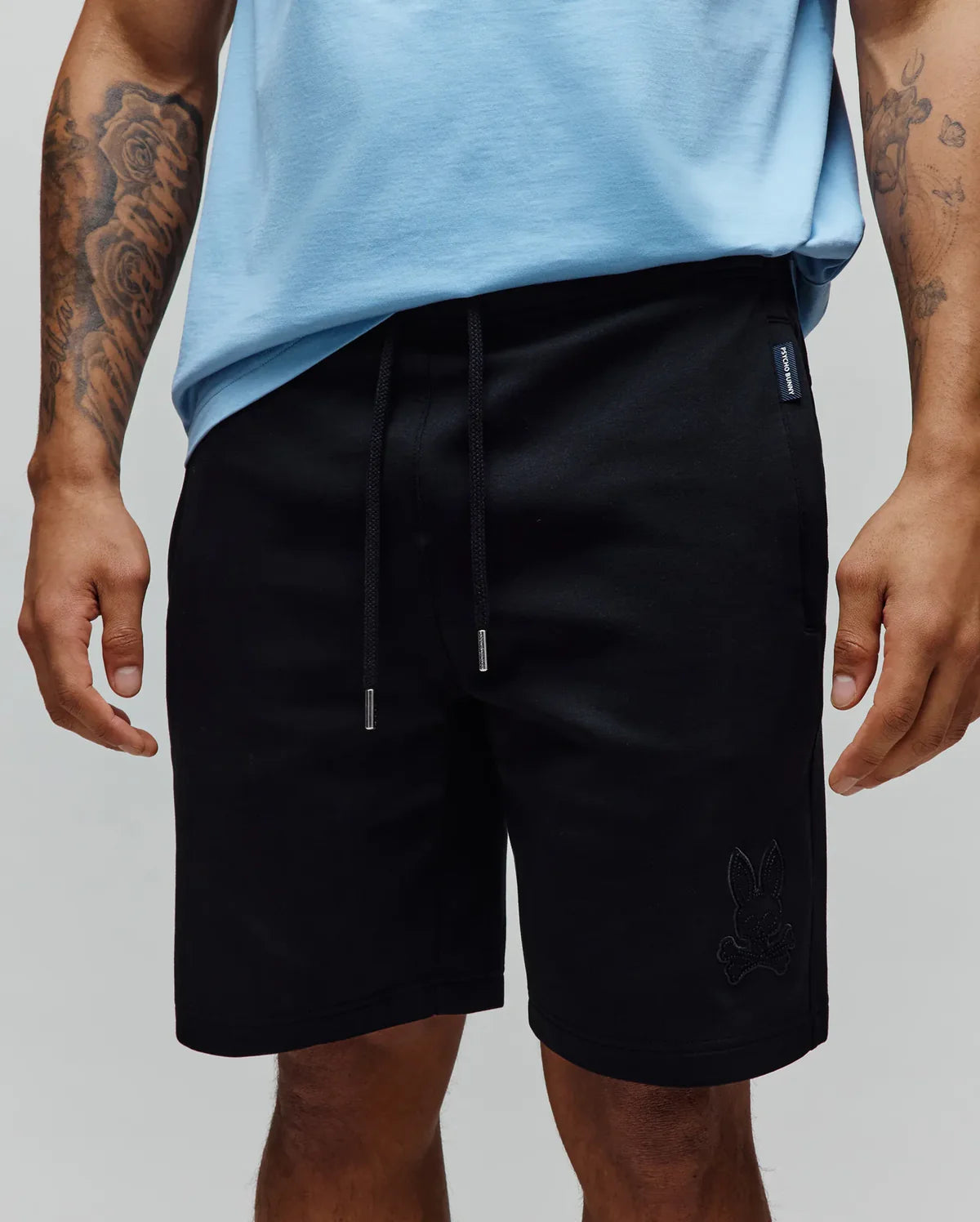 PSYCHO BUNNY BERMUDA MODAL BARRY PARA CABALLERO HOMBRE NEGRO MB0900037001