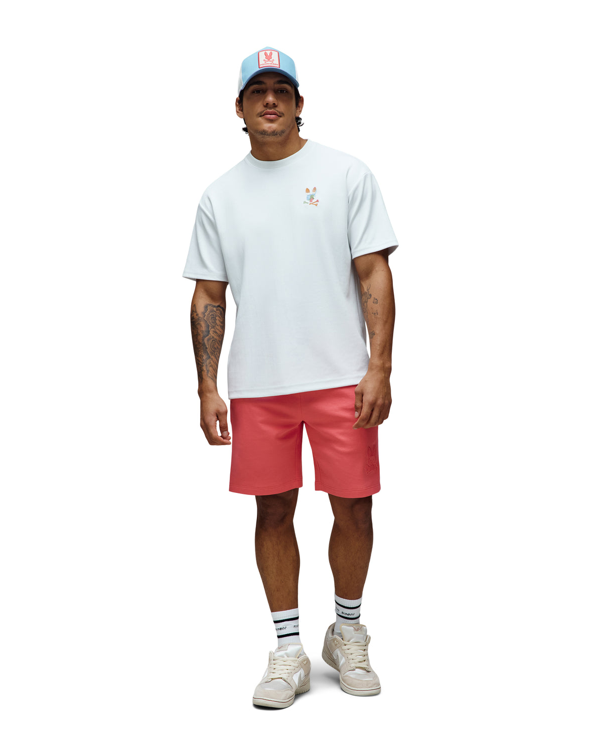PSYCHO BUNNY BERMUDA MODAL BARRY PARA CABALLERO HOMBRE ROJO MB0900037656