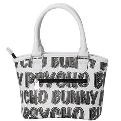 BOLSO PSYCHO BUNNY PARA HOMBRE COLOR BLANCO PBMG6AB2WHT