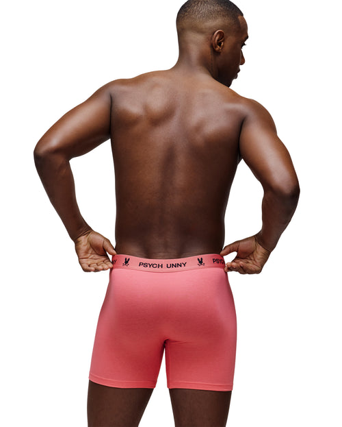 PSYCHO BUNNY BOXERS PARA CABALLERO (PAQUETE DE 3) HOMBRE ROJO MO1400008656