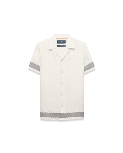CAMISA M/C PSYCHO BUNNY PARA NIÑO COLOR BLANCO KT0300031250