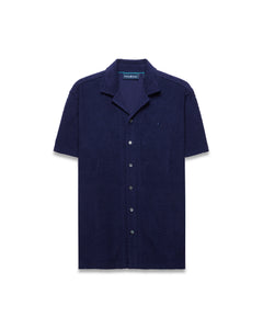 CAMISA M/C PSYCHO BUNNY PARA HOMBRE COLOR AZUL MT0300125402