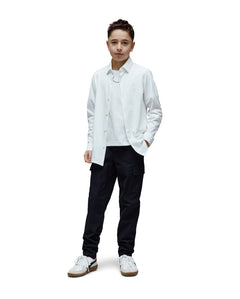 CAMISA M/L PSYCHO BUNNY PARA NIÑO COLOR BLANCO B0C713A200WHT