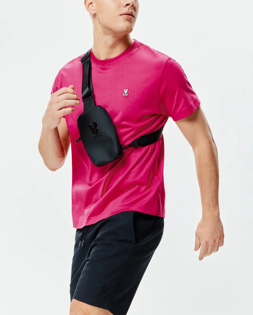 T-SHIRT PSYCHO BUNNY PARA HOMBRE COLOR ROSADO B6U014F200665