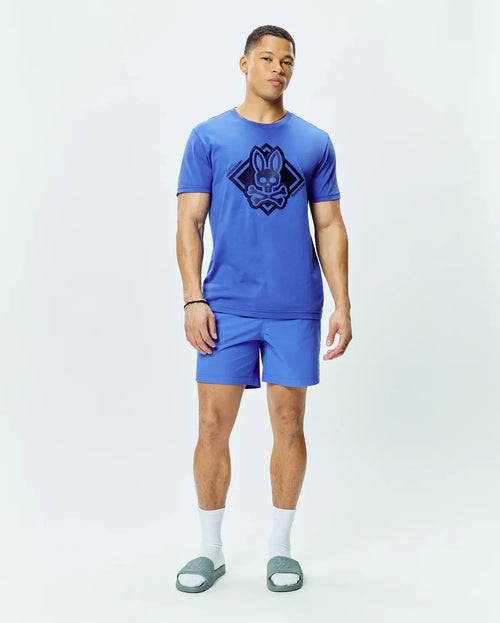 T-SHIRT PSYCHO BUNNY PARA HOMBRE COLOR AZUL MT0200288426