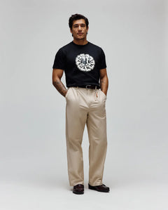 T-SHIRT PSYCHO BUNNY PARA HOMBRE COLOR NEGRO MT0200219001