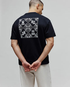 T-SHIRT PSYCHO BUNNY PARA HOMBRE COLOR NEGRO MT0200233001