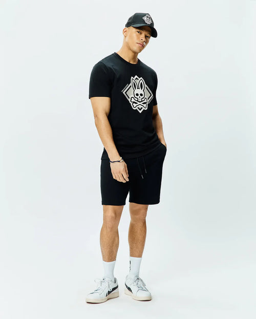 T-SHIRT PSYCHO BUNNY PARA HOMBRE COLOR NEGRO MT0200288001