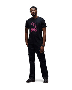 T-SHIRT PSYCHO BUNNY PARA HOMBRE COLOR NEGRO MT0200310001