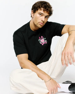 T-SHIRT PSYCHO BUNNY PARA HOMBRE COLOR NEGRO MT0200311002