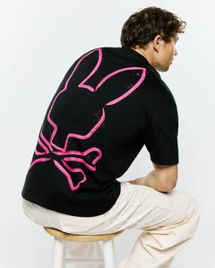 T-SHIRT PSYCHO BUNNY PARA HOMBRE COLOR NEGRO MT0200312002