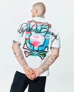 CAMISETA PSYCHO BUNNY PARA CABALLERO COLOR BLANCO | El Duque Boutique