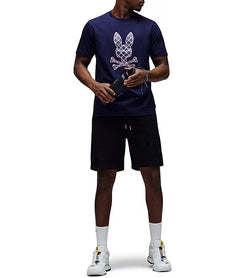 T-SHIRT PSYCHO BUNNY PARA HOMBRE COLOR AZUL MT0200241402