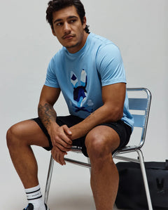 T-SHIRT PSYCHO BUNNY PARA HOMBRE COLOR AZUL MT0200250407