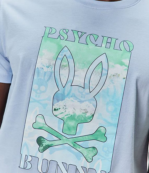 T-SHIRT PSYCHO BUNNY PARA HOMBRE COLOR AZUL MT0200314429