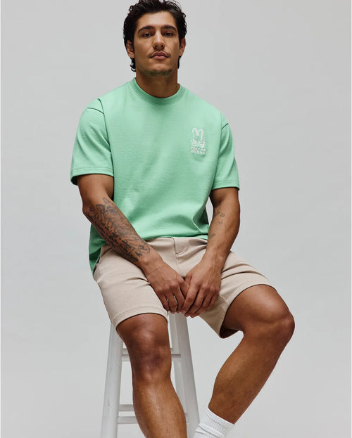 T-SHIRT PSYCHO BUNNY PARA HOMBRE COLOR VERDE MT0200323324