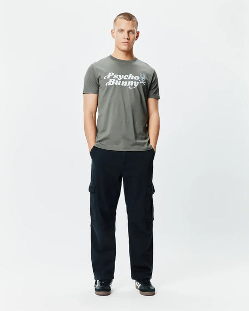 T-SHIRT PSYCHO BUNNY PARA HOMBRE COLOR VERDE MT0200313322