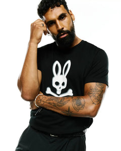 CAMISETA PSYCHO BUNNY PARA CABALLERO COLOR NEGRO | El Duque Boutique