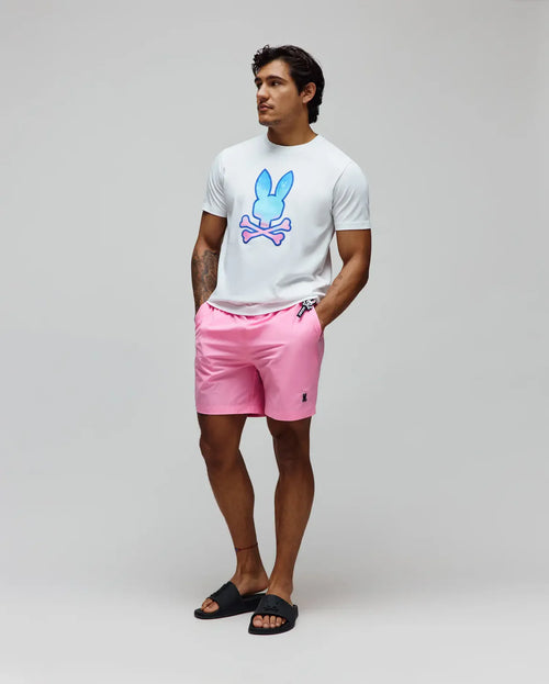 T-SHIRT PSYCHO BUNNY PARA HOMBRE COLOR BLANCO MT0200237100