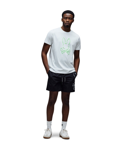 T-SHIRT PSYCHO BUNNY PARA HOMBRE COLOR BLANCO MT0200310100