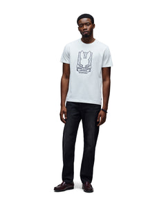 T-SHIRT PSYCHO BUNNY PARA HOMBRE COLOR BLANCO MT0200403100