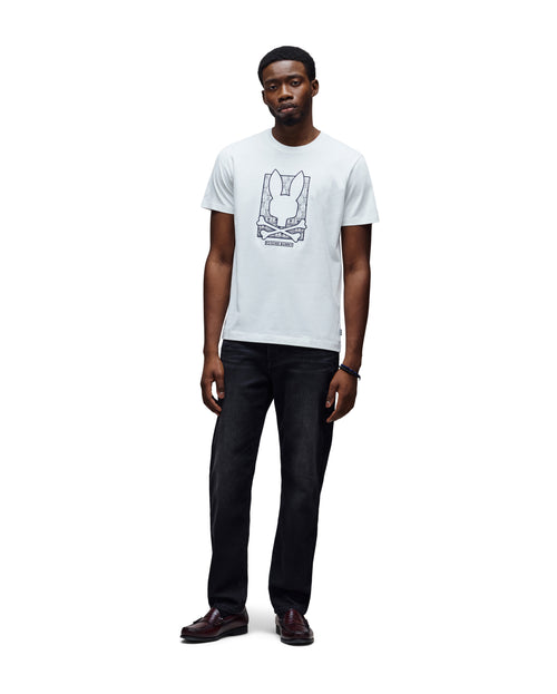 T-SHIRT PSYCHO BUNNY PARA HOMBRE COLOR BLANCO MT0200403100