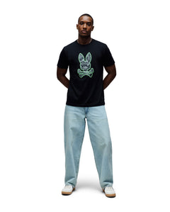 PSYCHO BUNNY CAMISETA ESTAMPADA PAUL PARA CABALLERO HOMBRE NEGRO MT0200239001