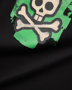 T-SHIRT PSYCHO BUNNY PARA NIÑO COLOR NEGRO KT0200193001