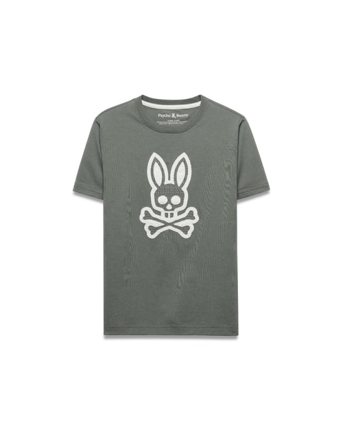 T-SHIRT PSYCHO BUNNY PARA NIÑO COLOR VERDE KT0200191322