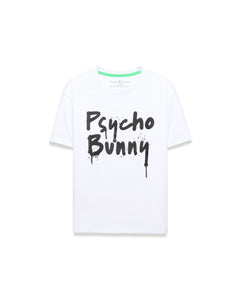 T-SHIRT PSYCHO BUNNY PARA NIÑO COLOR BLANCO KT0200199100