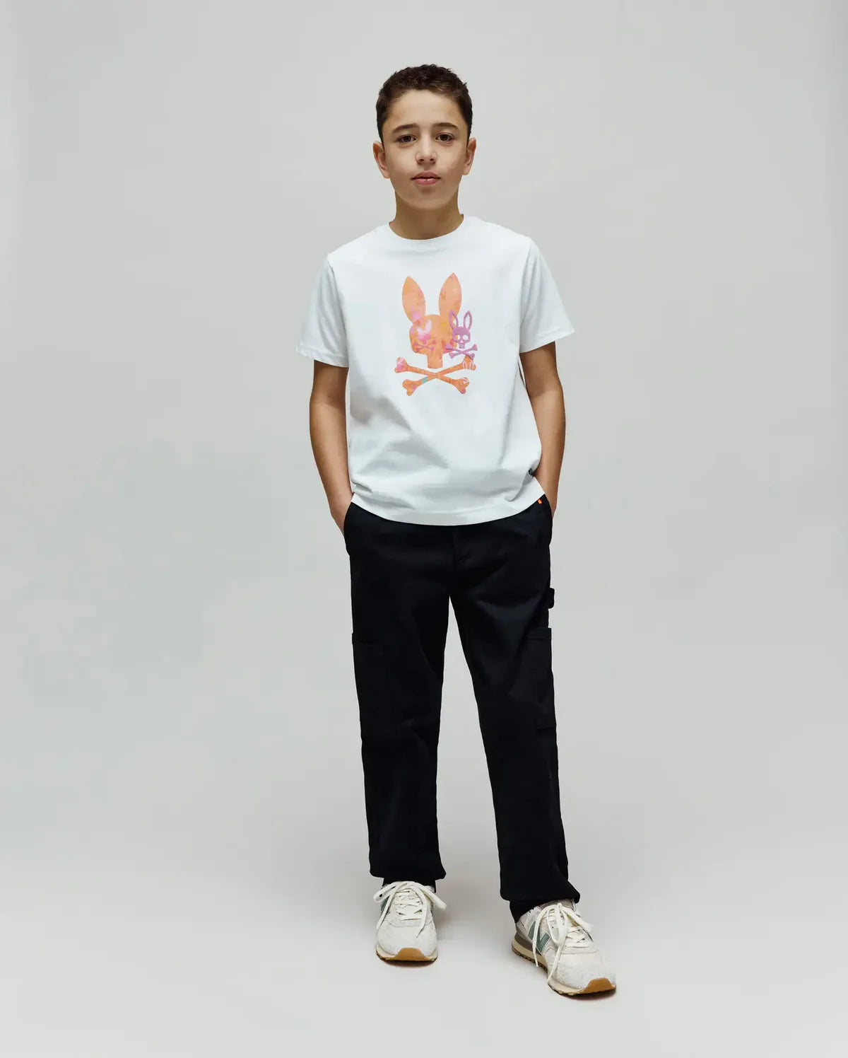 PSYCHO BUNNY CAMISETA ESTAMPADA VAN PARA NIÑO NIÑO BLANCO KT0200162100