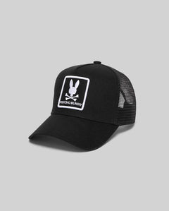 PSYCHO BUNNY GORRA DE MALLA ADAMO PARA CABALLERO HOMBRE NEGRO MO1500076001