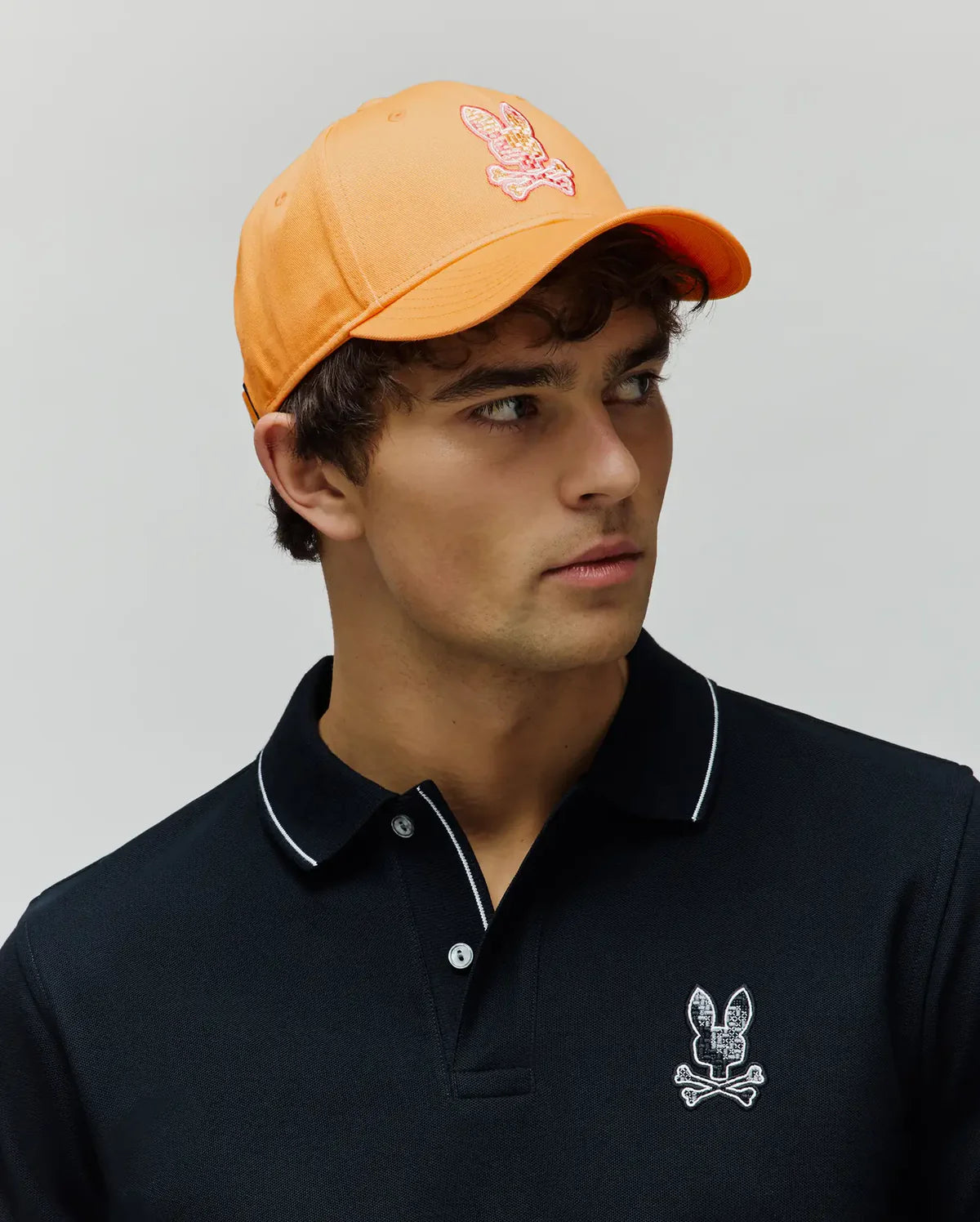 PSYCHO BUNNY GORRA OLIVIER PARA CABALLERO HOMBRE NARANJA MO1500072805
