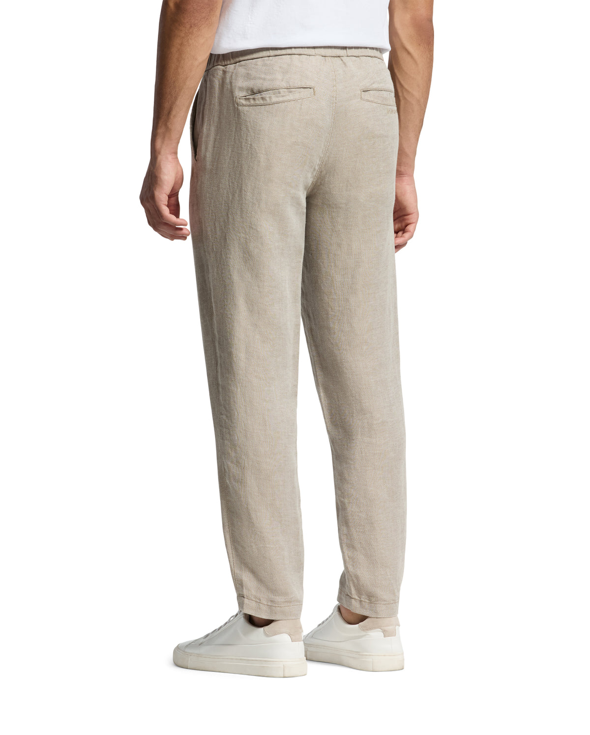 PSYCHO BUNNY PANTALÓN DE MEZCLA DE LINO CON CORDÓN FATE PARA CABALLERO HOMBRE BEIGE B6P471C200NTN