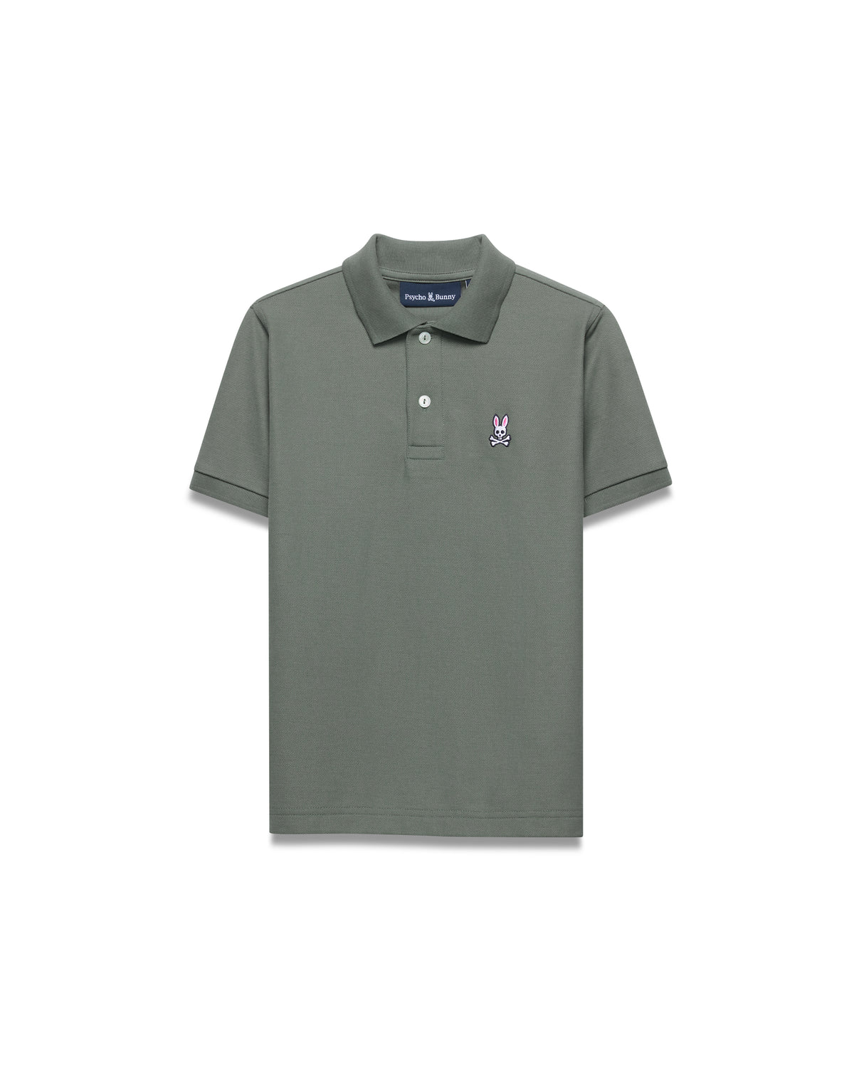 POLO M/C PSYCHO BUNNY PARA NIÑO COLOR VERDE B0K001F200322