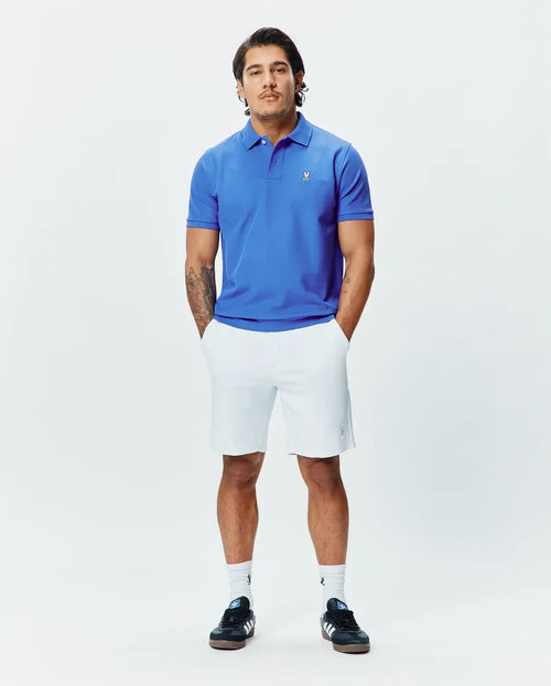 POLO M/C PSYCHO BUNNY PARA HOMBRE COLOR AZUL B6K001F200426