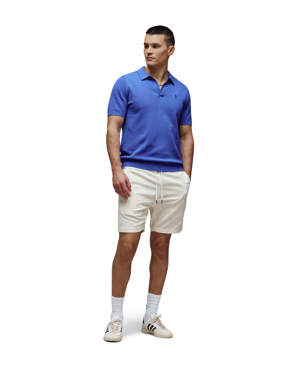 POLO M/C PSYCHO BUNNY PARA HOMBRE COLOR AZUL MT0100169426