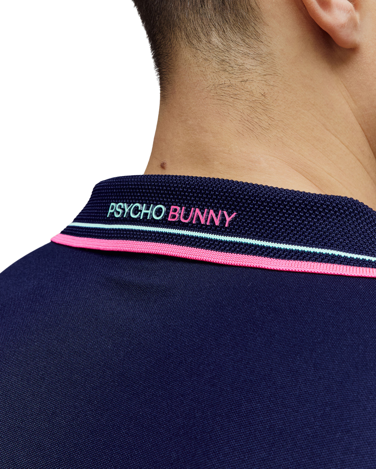 POLO M/C PSYCHO BUNNY PARA HOMBRE COLOR AZUL MT0100183402