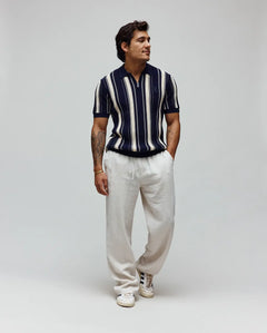 POLO M/C PSYCHO BUNNY PARA HOMBRE COLOR AZUL MT0100210402