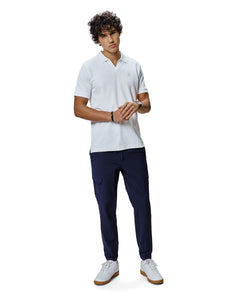 POLO M/C PSYCHO BUNNY PARA HOMBRE COLOR BLANCO MT0100180100