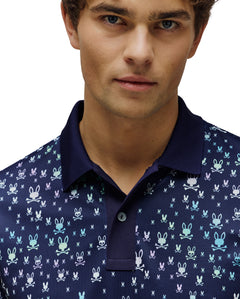 PSYCHO BUNNY POLO DEPORTIVO NEV PARA CABALLERO HOMBRE AZUL MT0100133402