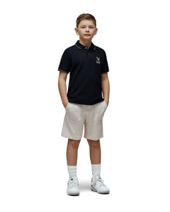PSYCHO BUNNY POLO OLIVIER PARA NIÑO NIÑO NEGRO KT0100076001