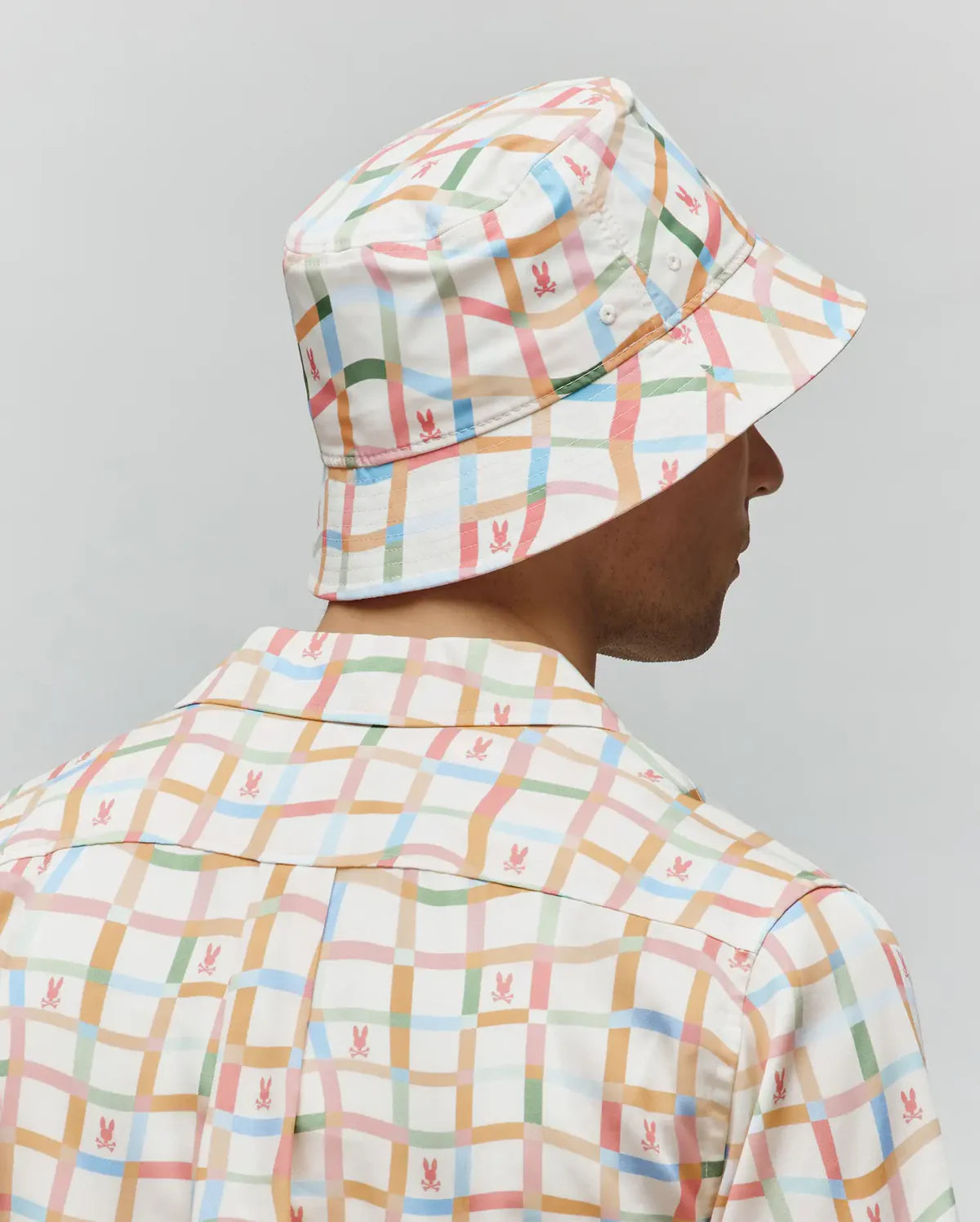 GORRA PSYCHO BUNNY PARA HOMBRE COLOR BLANCO MO1500080250