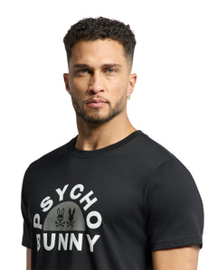 PSYCHO BUNNY CAMISETA HOMBRE CUELLO REDONDO NEGRO