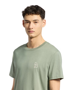 PSYCHO BUNNY CAMISETA HOMBRE CUELLO REDONDO VERDE