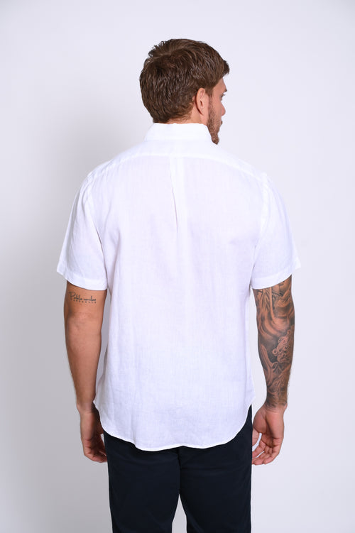 RALPH LAUREN CAMISA MANGA CORTA HOMBRE BLANCO